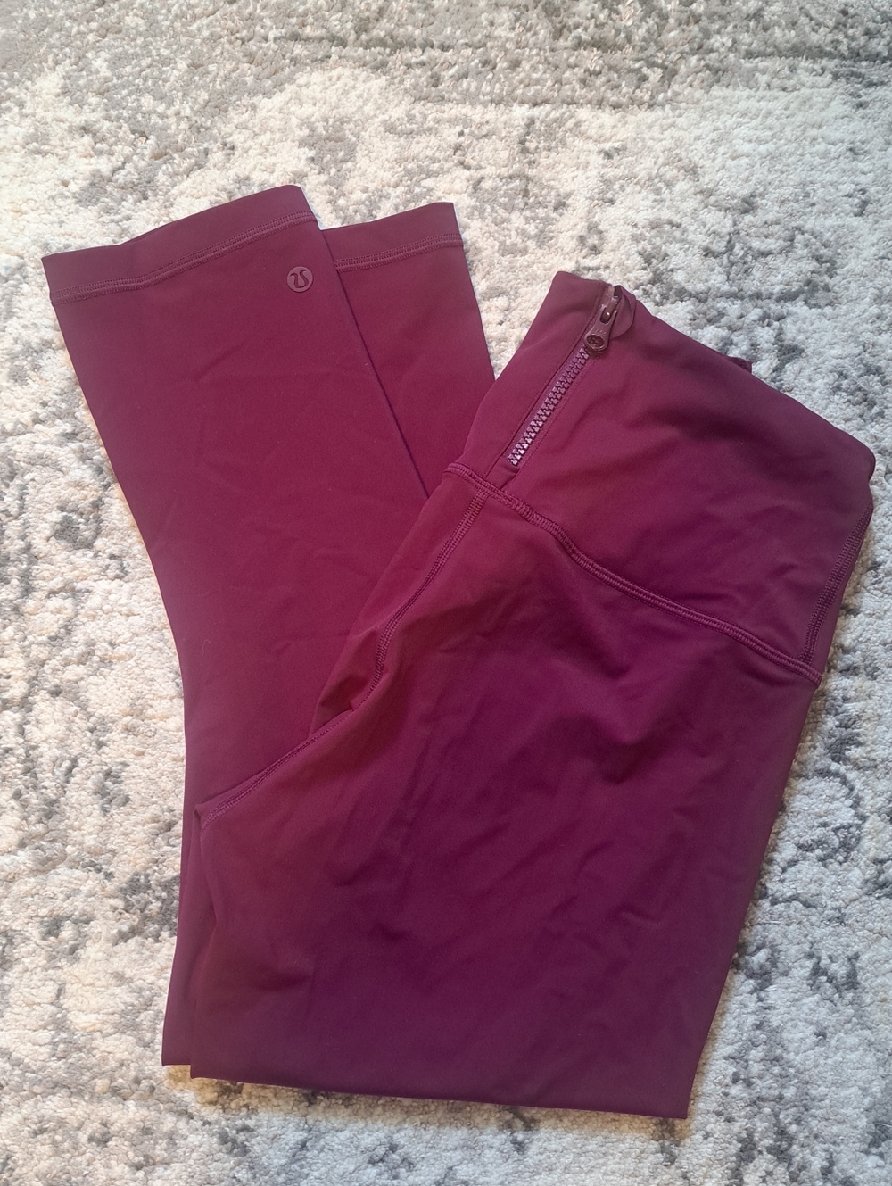 Lululemon Plum High-Rise Paddle Leggings